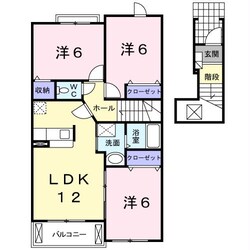 リバーサイドサワナミの物件間取画像